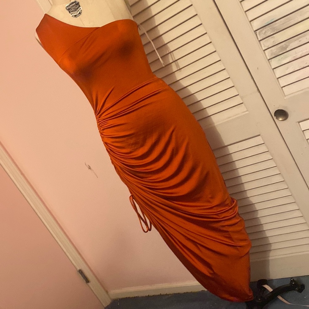 MONSE.  NWOT. one shoulder dress size 6.
